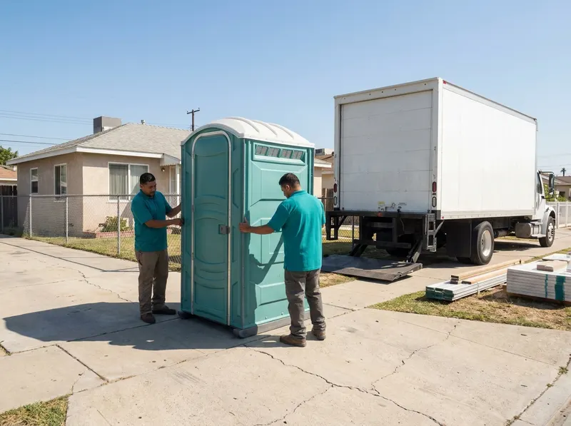 High-Rise & Crane-Lift Portable Toilets in Compton, CA